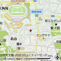 京都府向日市寺戸町西ノ段5-8周辺の地図