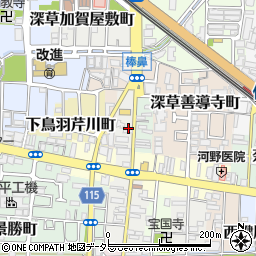 京都府京都市伏見区加賀屋町725周辺の地図