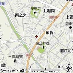 愛知県知多郡東浦町藤江須賀25周辺の地図