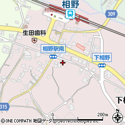 兵庫県三田市下相野407-2周辺の地図