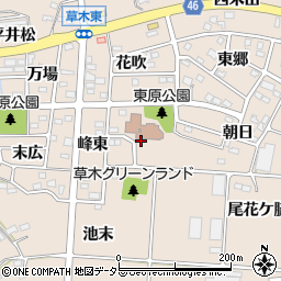 愛知県知多郡阿久比町草木盗人ケ脇周辺の地図