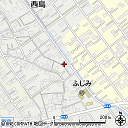 静岡県静岡市駿河区西島304-8周辺の地図
