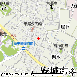 愛知県安城市安城町横町27周辺の地図