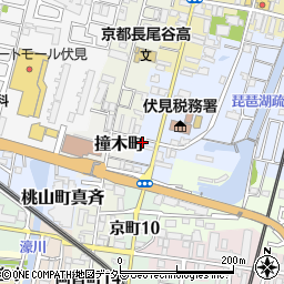 京都府京都市伏見区鑓屋町1108-2周辺の地図