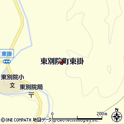 京都府亀岡市東別院町東掛周辺の地図