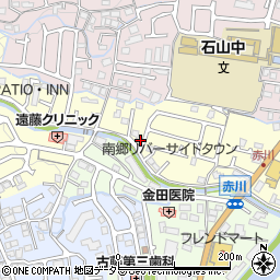 滋賀県大津市千町1丁目19-33周辺の地図