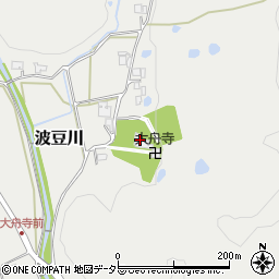兵庫県三田市波豆川605周辺の地図