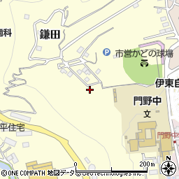 静岡県伊東市鎌田1268-5周辺の地図