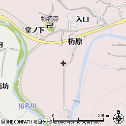 兵庫県川辺郡猪名川町杤原東良周辺の地図