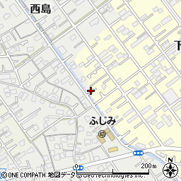 静岡県静岡市駿河区西島155-1周辺の地図