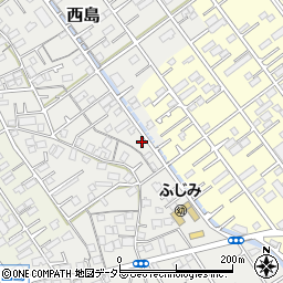 静岡県静岡市駿河区西島304-9周辺の地図