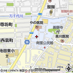 京都府京都市伏見区醍醐南里町52-39周辺の地図