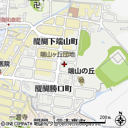 京都府京都市伏見区醍醐上端山町1-26周辺の地図