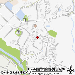 兵庫県三田市東山200周辺の地図