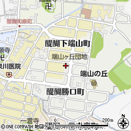 京都府京都市伏見区醍醐上端山町1-13周辺の地図