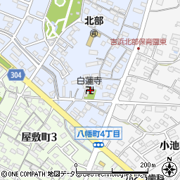 白蓮寺周辺の地図