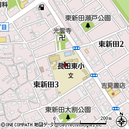 静岡市長田東児童クラブ周辺の地図