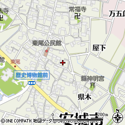 愛知県安城市安城町横町18周辺の地図