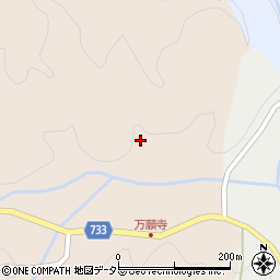 京都府亀岡市西別院町万願寺（近田）周辺の地図