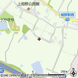 兵庫県三田市上相野296周辺の地図