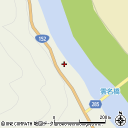 静岡県浜松市天竜区西雲名126周辺の地図