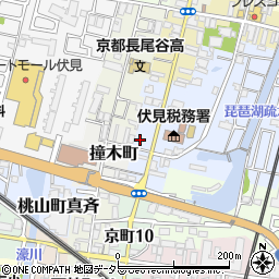 京都府京都市伏見区鑓屋町1106周辺の地図