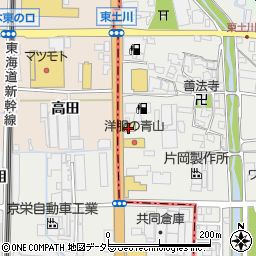 無添くら寿司 京都久世店周辺の地図