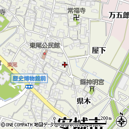 愛知県安城市安城町横町15周辺の地図