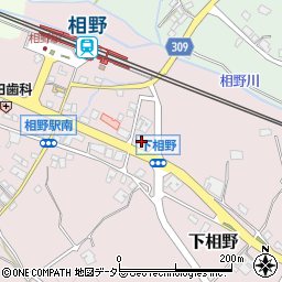 兵庫県三田市下相野297周辺の地図