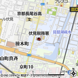 京都府京都市伏見区鑓屋町1077周辺の地図