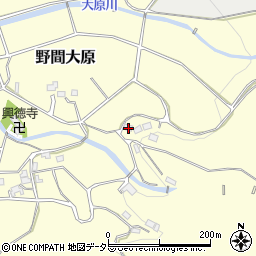 大阪府豊能郡能勢町野間大原127周辺の地図