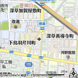 京都府京都市伏見区加賀屋町722周辺の地図
