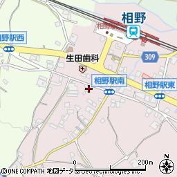 兵庫県三田市下相野393-8周辺の地図