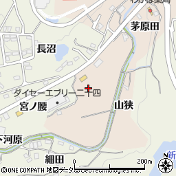 愛知県岡崎市高隆寺町二本松周辺の地図