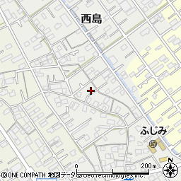 静岡県静岡市駿河区西島311周辺の地図