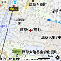 京都府京都市伏見区深草中ノ島町周辺の地図