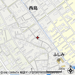 静岡県静岡市駿河区西島302-5周辺の地図
