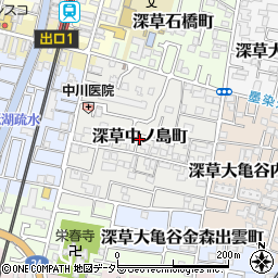 京都府京都市伏見区深草中ノ島町周辺の地図