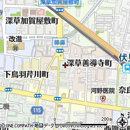 株式会社花福生花店周辺の地図