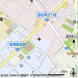 ＫＣ安城赤松管理人室周辺の地図