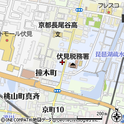 京都府京都市伏見区鑓屋町1102周辺の地図