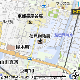 京都府京都市伏見区鑓屋町1076-1周辺の地図