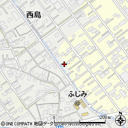 静岡県静岡市駿河区西島155-4周辺の地図