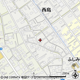 静岡県静岡市駿河区西島312-45周辺の地図