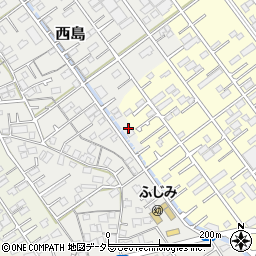 静岡県静岡市駿河区西島155-8周辺の地図