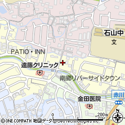 滋賀県大津市千町1丁目19-18周辺の地図