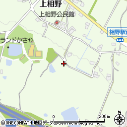 兵庫県三田市上相野304周辺の地図