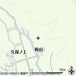 兵庫県宝塚市上佐曽利梶山周辺の地図