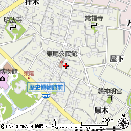 愛知県安城市安城町横町21周辺の地図