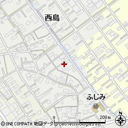 静岡県静岡市駿河区西島302-1周辺の地図
